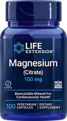 Magnesium 100mg - 100 Capsules
