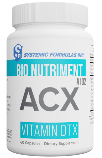 ACX - Vitamin Detox 60 capsules - Systemic formulas